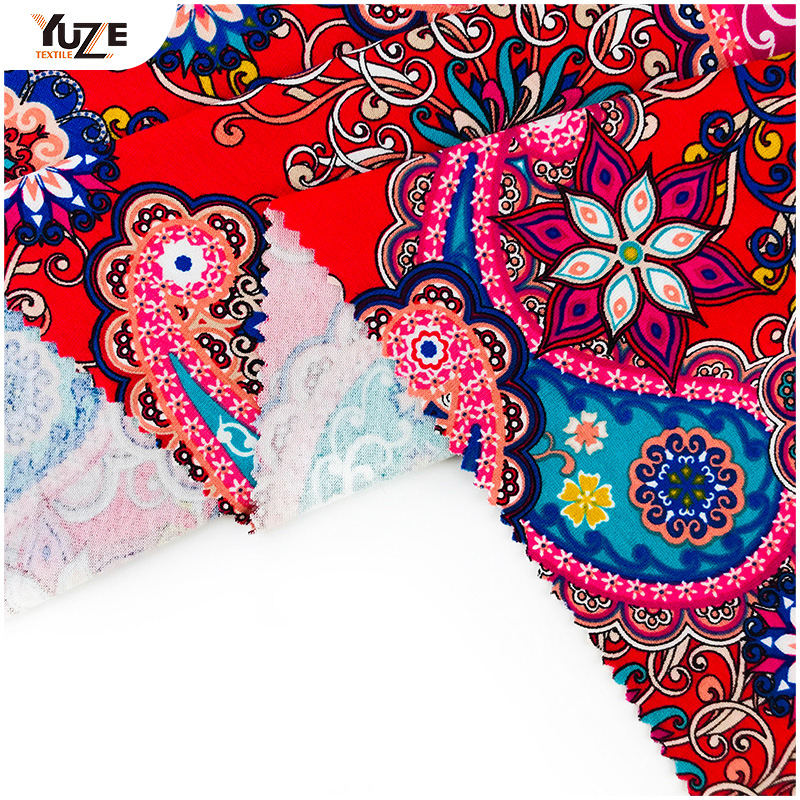 YZMY-170715 Rayon OE SPANDEX Baskı