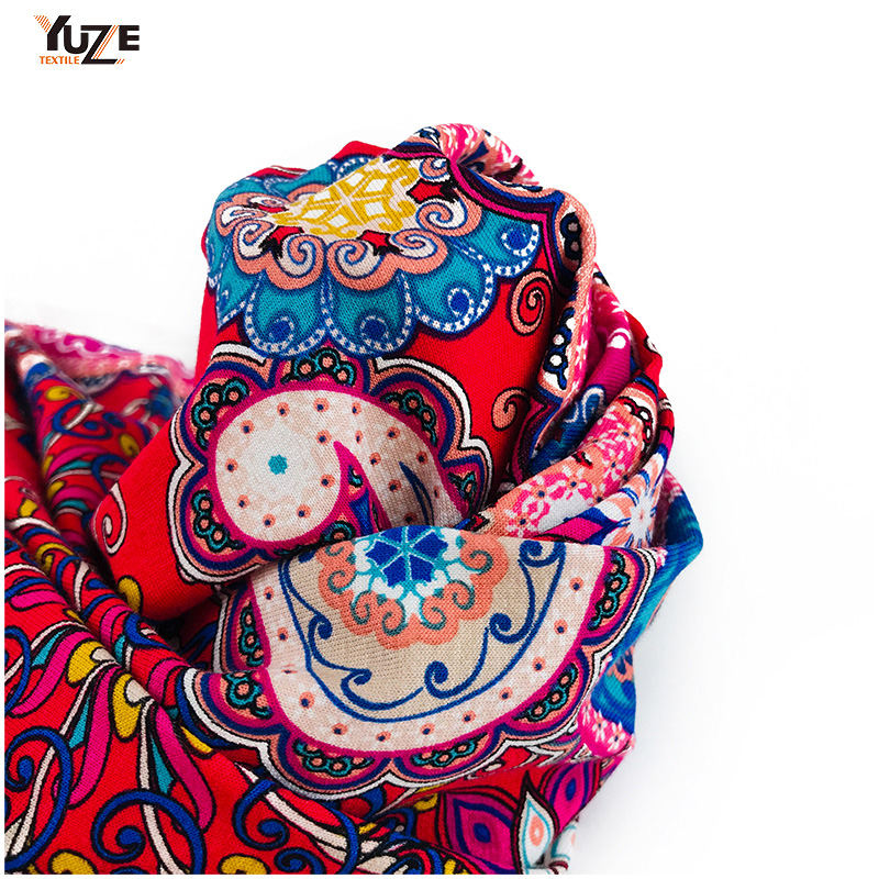 YZMY-170715 Rayon OE SPANDEX Baskı