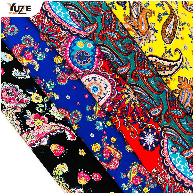 YZMY-170715 Rayon OE SPANDEX Baskı