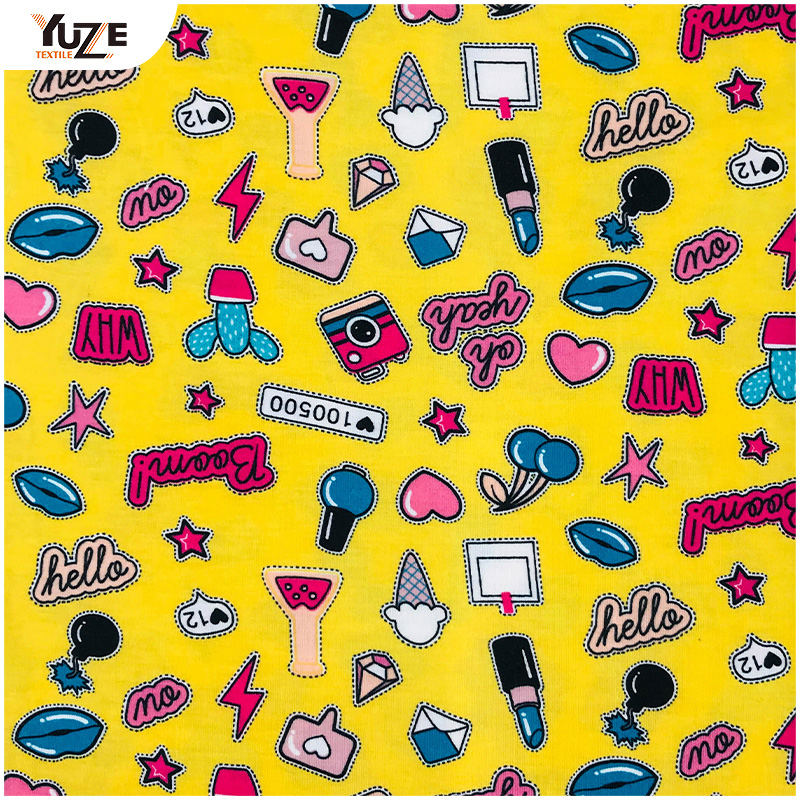 YZS18-278 Poli Döndüren Jersey SPANDEX BASKI