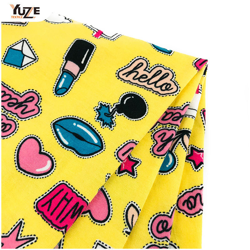 YZS18-278 Poli Döndüren Jersey SPANDEX BASKI