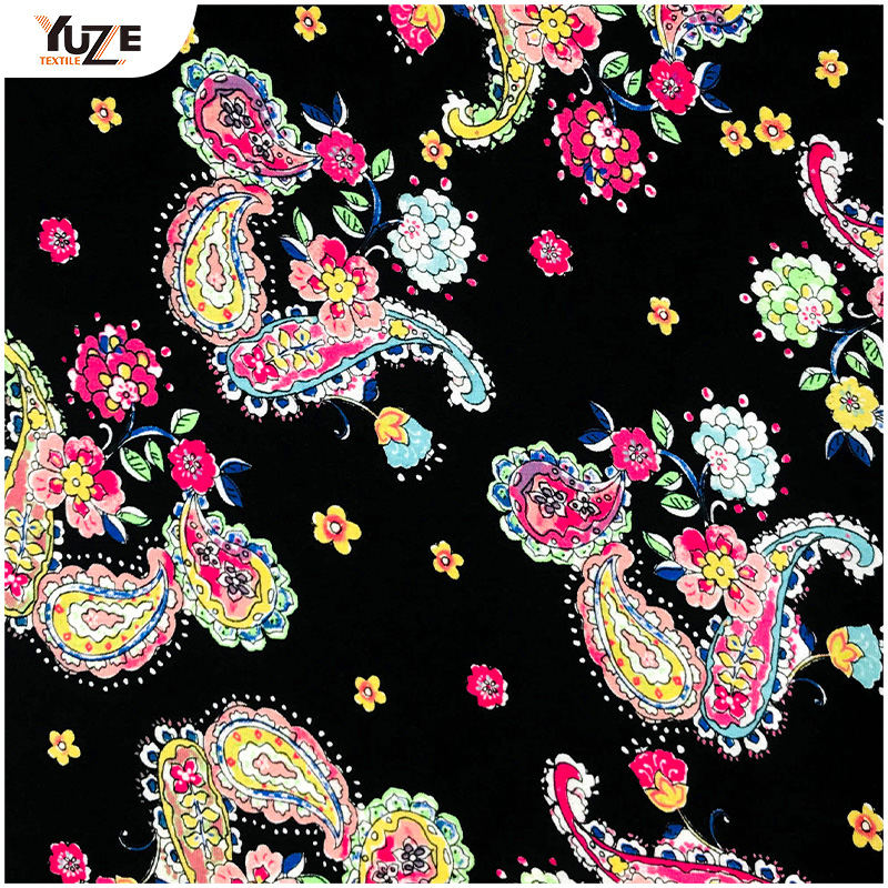 YZS20-119 Rayon OE SPANDEX Baskı