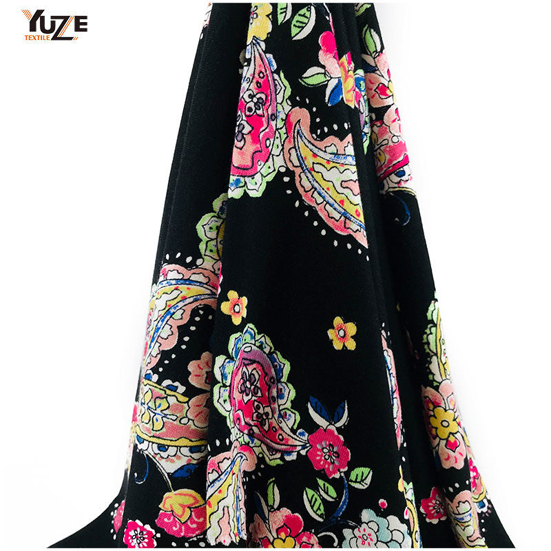 YZS20-119 Rayon OE SPANDEX Baskı