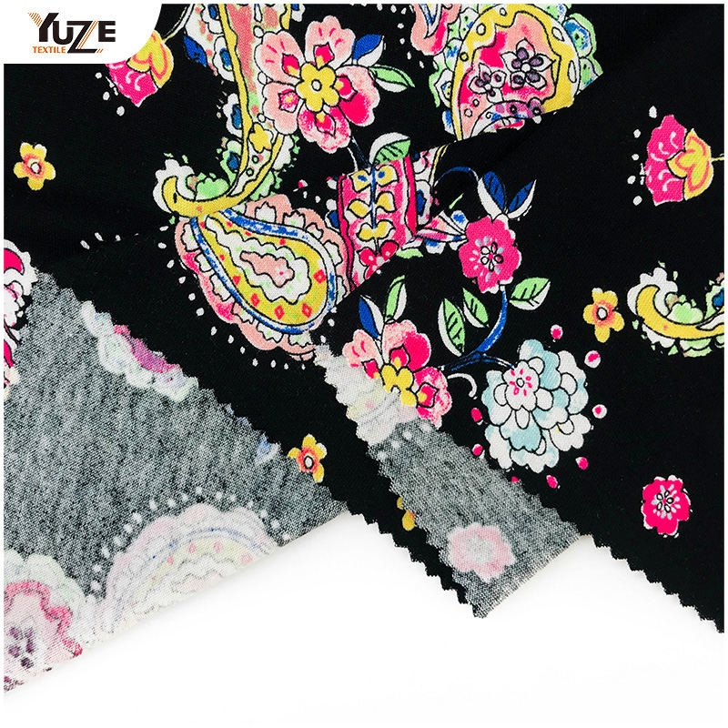 YZS20-119 Rayon OE SPANDEX Baskı