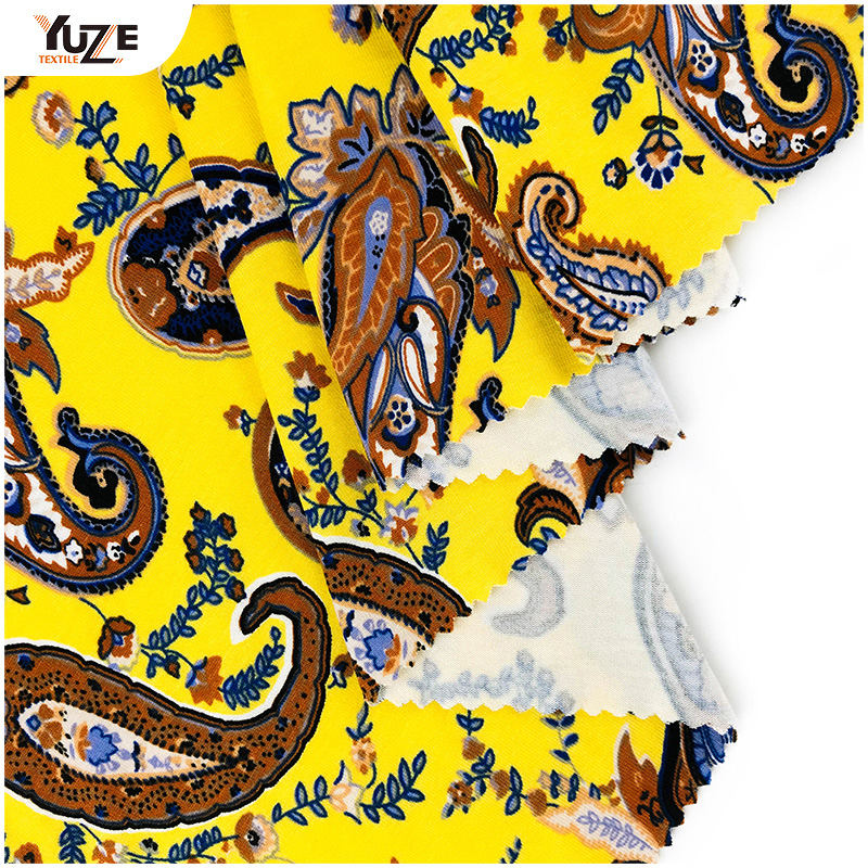 YZS21-125-2 Rayon OE SPANDEX Baskı