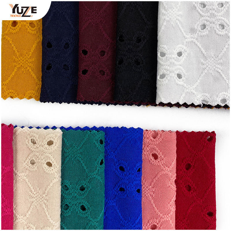 YZK-030030 DTY SPANDEX JACQ Delikli