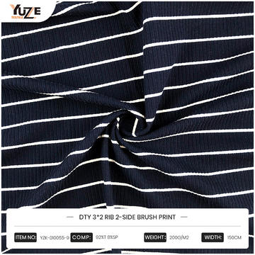 YZK-010055-9 DTY 3*2 Kaburga 2 taraflı fırça baskı YZK-010055-9 DTY 3*2 Kaburga 2 taraflı fırça baskı