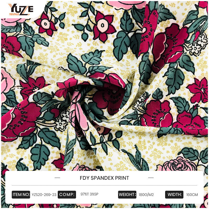 YZS20-269-23 FDY SPANDEX Baskı