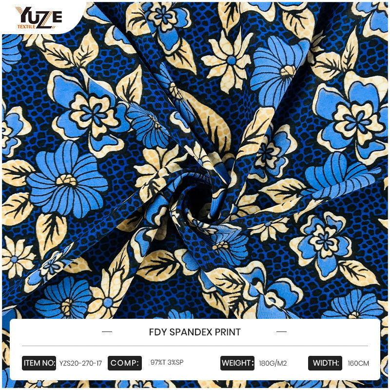 YZS20-270-17 FDY SPANDEX Baskı