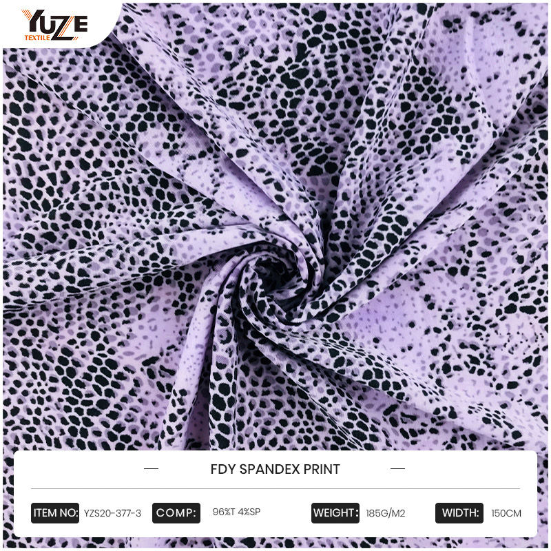 YZS20-377-3 FDY SPANDEX Baskı