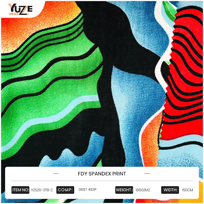 YZS20-378-2 FDY SPANDEX Baskı