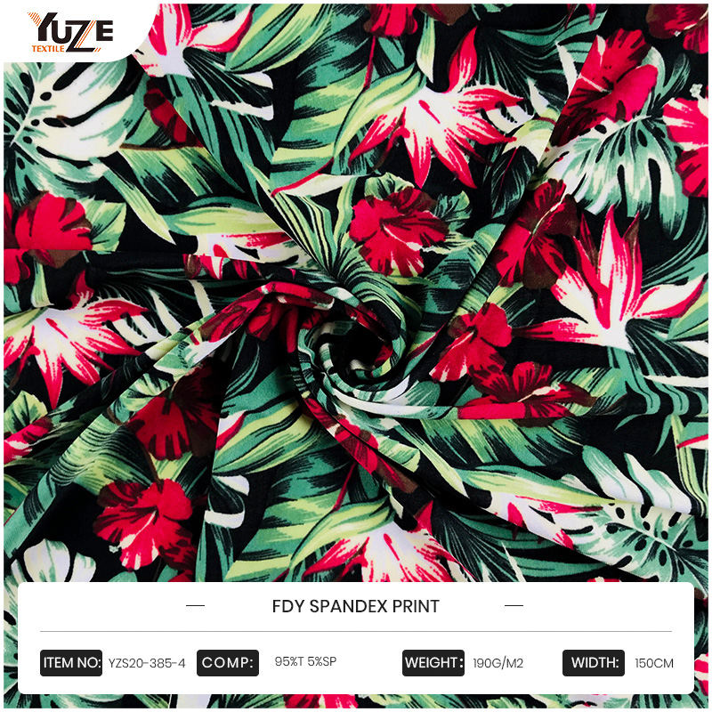 YZS20-385-4 FDY SPANDEX Baskı