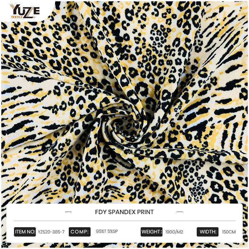 YZS20-385-7 FDY SPANDEX Baskı