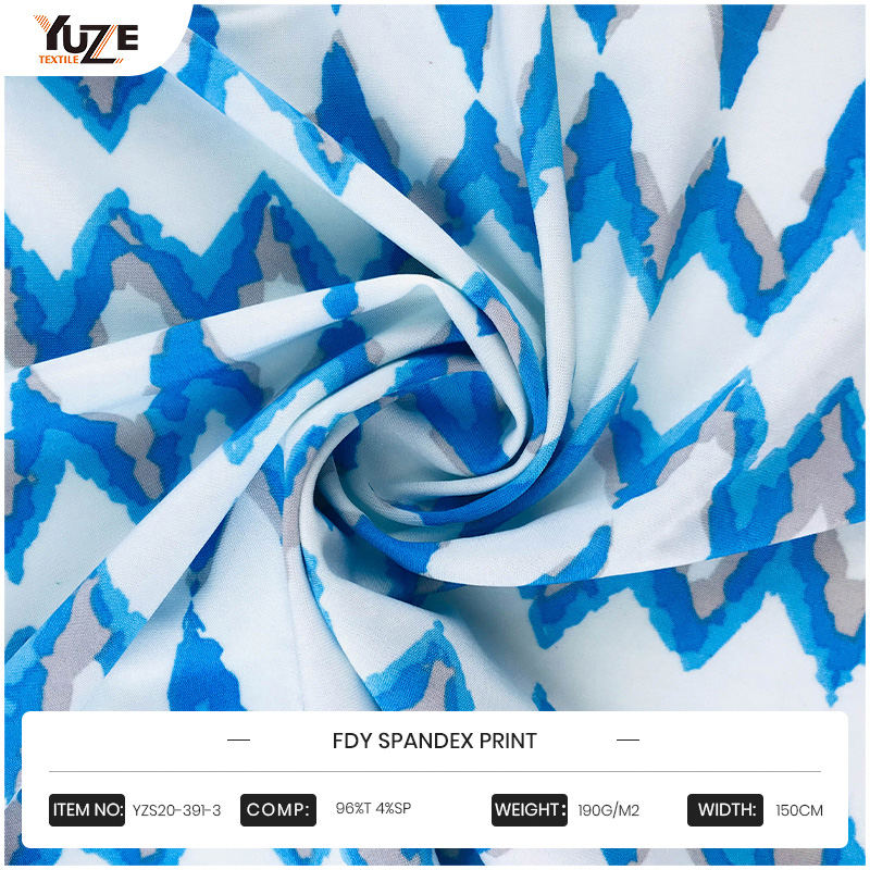 YZS20-391-3 FDY SPANDEX Baskı