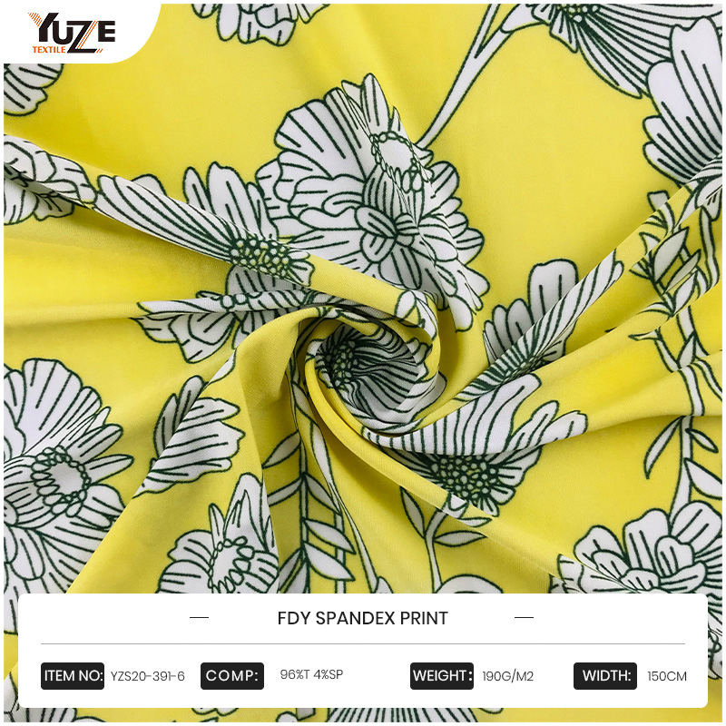 YZS20-391-6 FDY SPANDEX Baskı