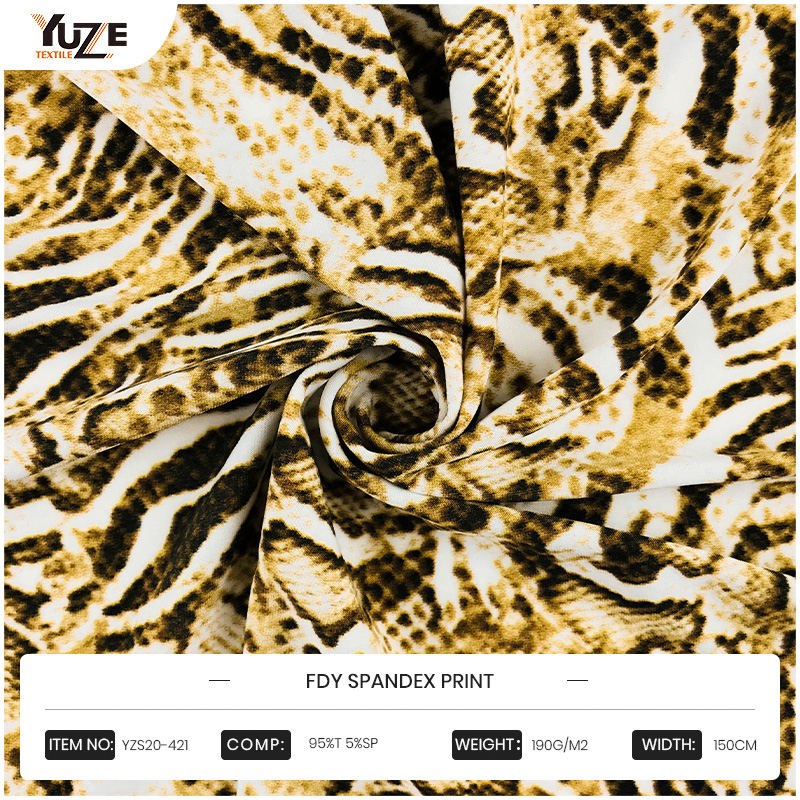 YZS20-421 FDY SPANDEX Baskı