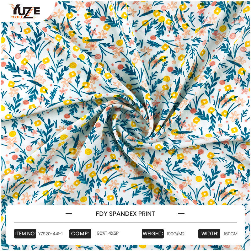 YZS20-441-1 FDY SPANDEX Baskı