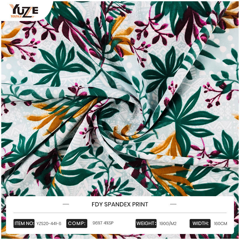 YZS20-441-6 FDY SPANDEX Baskı