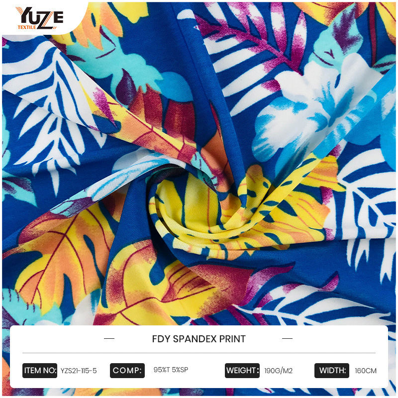 YZS21-115-5 FDY SPANDEX Baskı