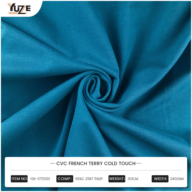 YZK-070020 CVC Fransızca Terry Cold Touch
