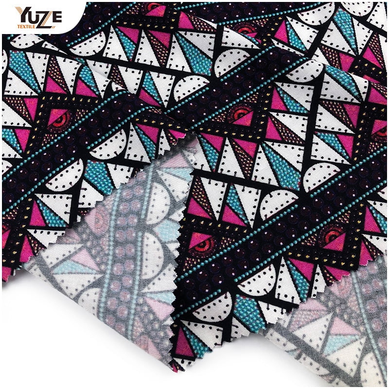 YZW-020612-30 Rayon Poplin Dijital Baskı