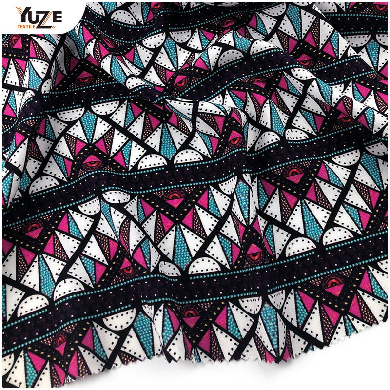 YZW-020612-30 Rayon Poplin Dijital Baskı