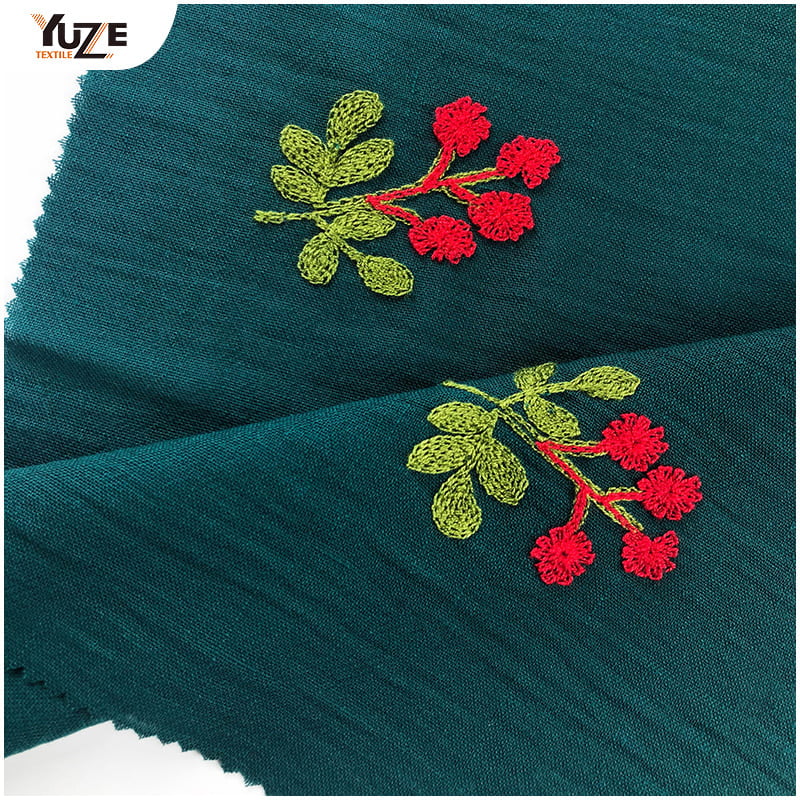 YZW-030066 Nazik Keten Hava Jeti Nakış